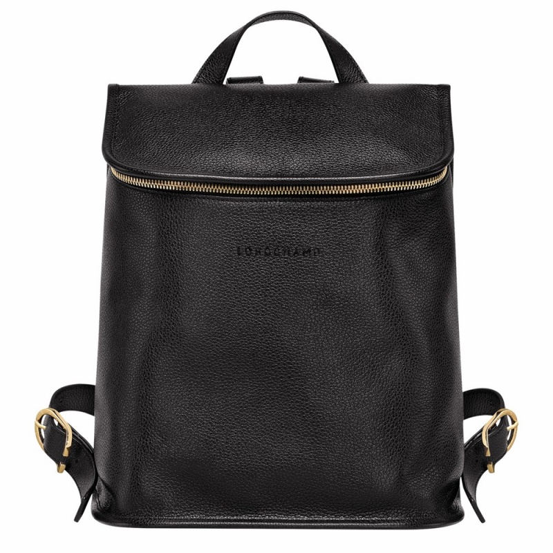 Black Longchamp Le Foulonne Women's Backpack